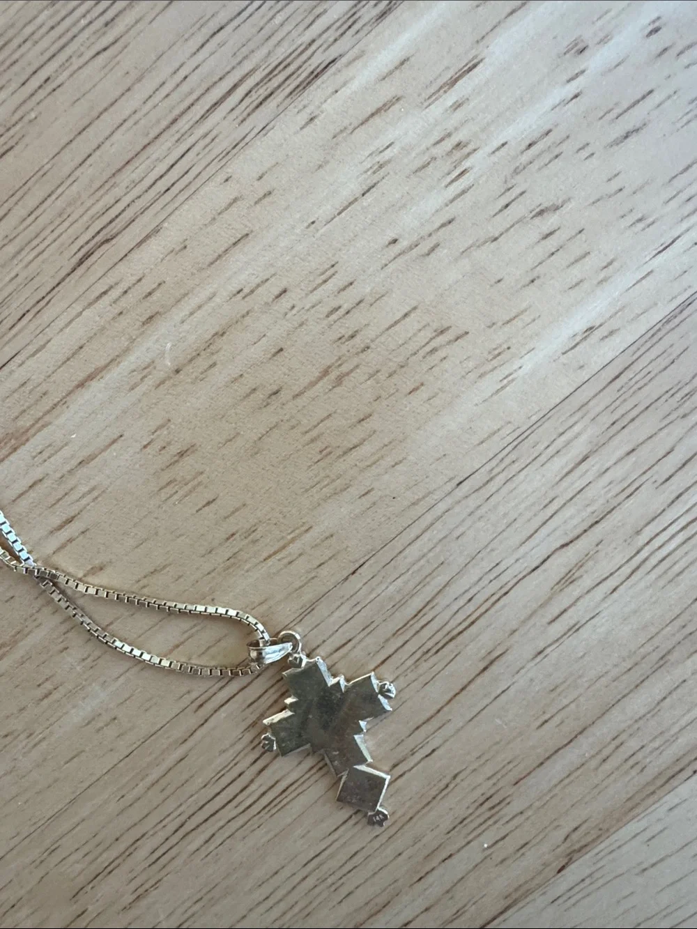 Ornate Silver Floral Cross Pendant Necklace